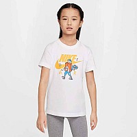 ДЕТСКА ТЕНИСКА ЗА МОМЧЕ NIKE HM5661-100 NSW TEE BOXY 2 БЯЛА
