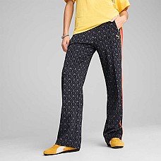ДАМСКО ДОЛНИЩЕ PUMA 62979416 T7 ROAD TO UNITY AOP STRAIGHT TRACK PANTS DK OP ТЪМНОСИНЬО
