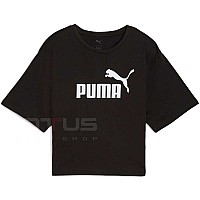 ДАМСКА ТЕНИСКА PUMA 68497201 ESS CROPPED NO.1 LOGO TEE ЧЕРНА
