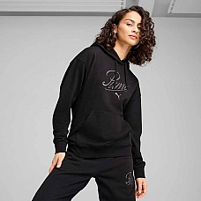 ДАМСКИ СУИТШЪРТ PUMA 68498301 ESS SCRIPT HOODIE TR ЧЕРЕН