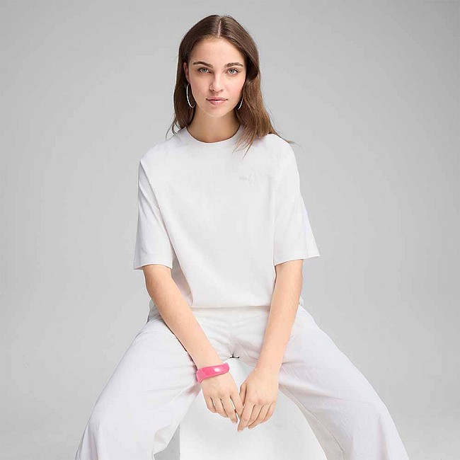 ДАМСКА ТЕНИСКА PUMA 62982702 DARE TO OVERSIZED TEE БЯЛА