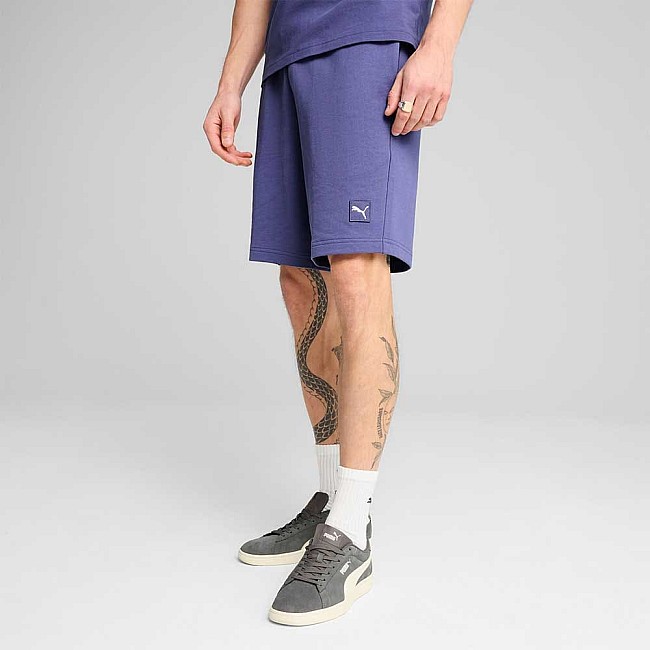 МЪЖКИ КЪСИ ПАНТАЛОНИ PUMA 68473046 ESS ELEVATED SHORTS 9IN TR СИНИ