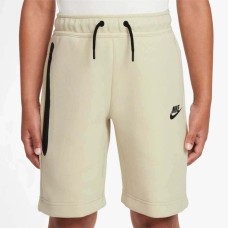 ДЕТСКИ КЪСИ ПАНТАЛОНИ ЗА МОМЧЕ NIKE FD3289-234 NSW TECH FLC SHORT БЕЖОВИ