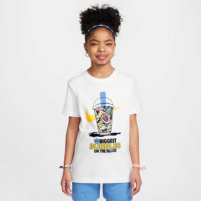 ДЕТКСА ТЕНИСКА NIKE HQ3227-100 NSW TEE TD BOBA БЯЛА