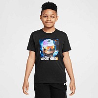 ДЕТСКА ТЕНИСКА ЗА МОМЧЕ NIKE HQ3228-010 NSW TEE TD SLOTH ЧЕРНА