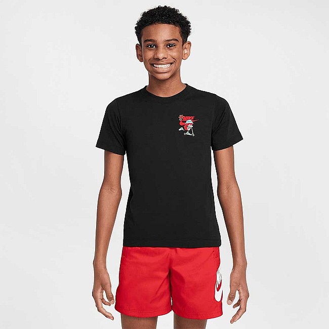 ДЕТСКА ТЕНИСКА ЗА МОМЧЕ NIKE HQ3239-010 NSW TEE BOXY SCOOTER ЧЕРНА