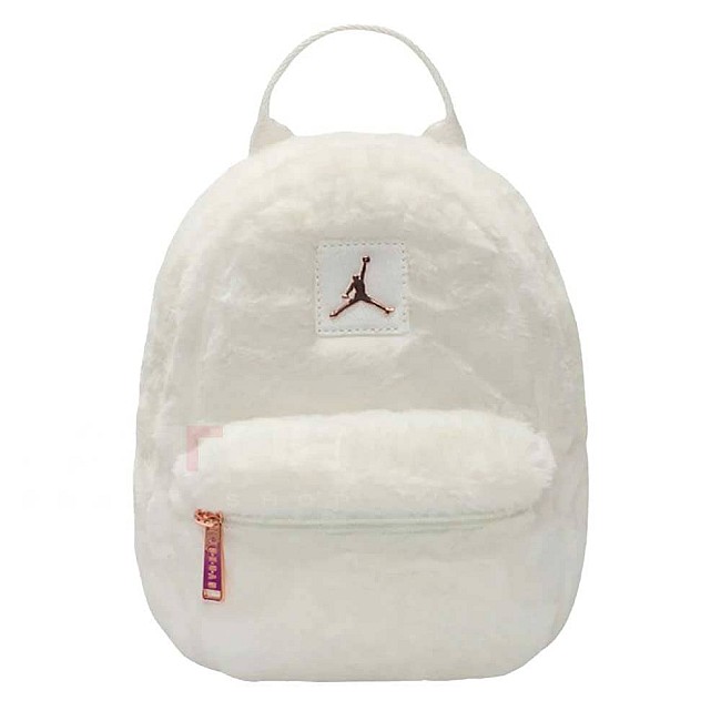 РАНИЧКА NIKE JORDAN 2A9006-782 FAUX FUR MINI BACKPACK БЯЛА