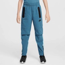 ДЕТСКО ДОЛНИЩЕ ЗА МОМЧЕ NIKE HQ8921-006 NSW TCH WVN PNT PD СИНЬО-СИВО
