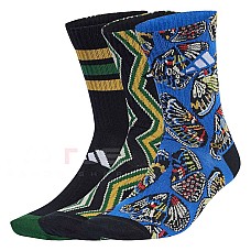 ДАМСКИ ЧОРАПИ ADIDAS JN2675 FARM 3PP СИНИ/ЧЕРНИ