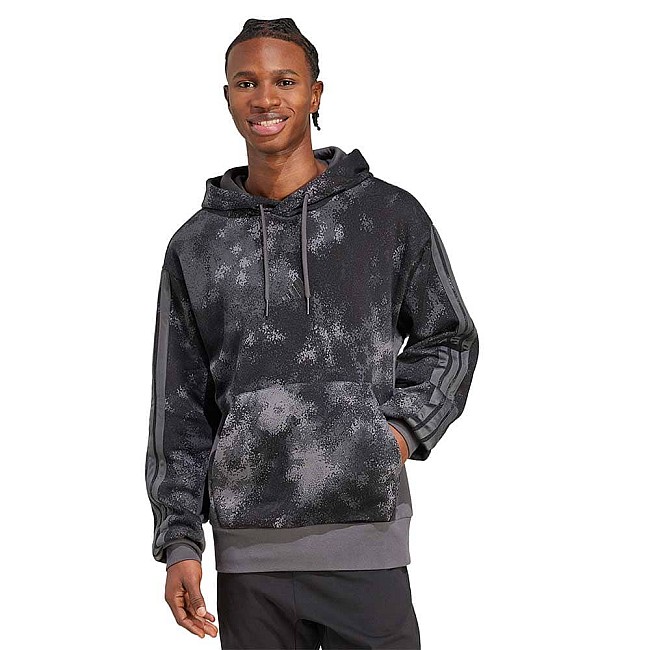 МЪЖКИ СУИТШЪРТ ADIDAS JW3709 SEA AOP HD ЧЕРЕН/СИВ