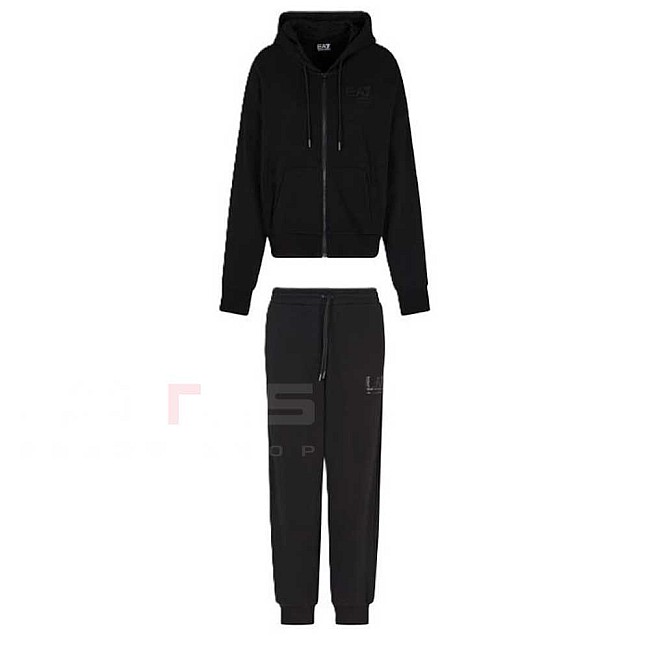ДАМСКИ СПОРТЕН ЕКИП EA7 EMPORIO ARMANI 7W000420-UC001 VISIBILITY T-SUIT FZ CH ЧЕРЕН