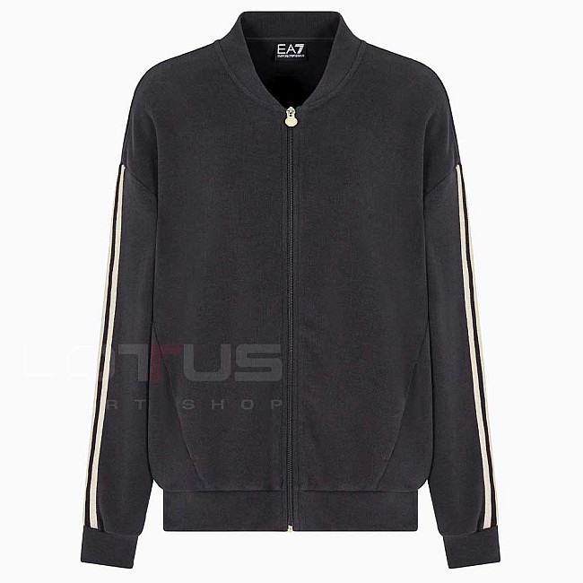 ДАМСКО ГОРНИЩЕ EA7 EMPORIO ARMANI 7W000566-U8117 SPORTY 4EVER T-TOP FZ ТЪМНОСИВО