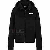 ДАМСКО ГОРНИЩЕ EA7 EMPORIO ARMANI 7W000675-UC001 NATURAL VENTUS7 HOODIE FZ ЧЕРНО