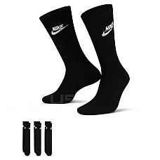 ЧОРАПИ NIKE DX5025-010 NSW EVERYDAY ESSENTIAL CREW 3PR ЧЕРНИ