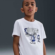 ДЕТСКА ТЕНИСКА ЗА МОМЧЕ NIKE HV5214-100 NSW TEE BOXY BREAK DANCE БЯЛА