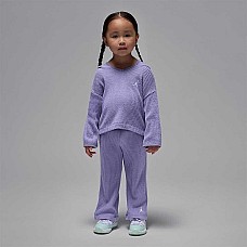 БЕБЕШКИ СПОРТЕН ЕКИП ЗА МОМИЧЕ NIKE 25F205-PAP JORDAN HEIR TO THE CROWN RIB PO S ЛИЛАВ