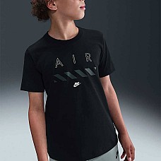 ДЕТСКА ТЕНИСКА ЗА МОМЧЕ NIKE HV5191-010 AIR TEE ЧЕРНА