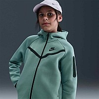 ДЕТСКО ГОРНИЩЕ ЗА МОМИЧЕ NIKE HV8695-017 NSW TCH FLC HD FZ LS PD ЗЕЛЕНО
