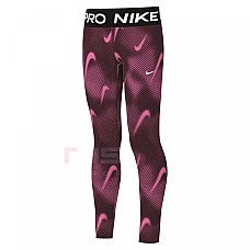 ДЕТСКИ КЛИН ЗА МОМИЧЕ NIKE HQ9305-634 PRO DF TGHT SPORT VNR ЧЕРВЕНО-ЛИЛАВ
