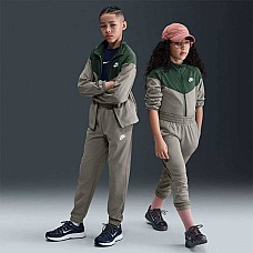ДЕТСКИ СПОРТЕН ЕКИП ЗА МОМЧЕ NIKE HQ9315-320 NSW DF TRACKSUIT PK FZ ЗЕЛЕН