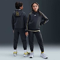 ДЕТСКИ СПОРТЕН ЕКИП ЗА МОМЧЕ NIKE HQ9318-060 NSW CLUB FLC HDY TRACKSUIT ТЪМНОСИВ
