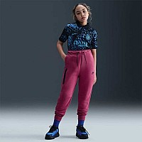 ДЕТСКО ДОЛНИЩЕ ЗА МОМИЧЕ NIKE HV8698-634 NSW TCH FLC JGGR PD ЧЕРВЕНО-ЛИЛАВО