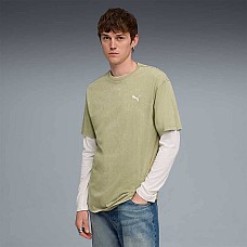 МЪЖКА ТЕНИСКА PUMA 68804882 ESS ELEVATED RELAXED WASH TEE БЛЕДОЗЕЛЕНА