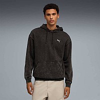 МЪЖКИ СУИТШЪРТ PUMA 68804901 ESS ELEVATED RELAXED WASH HOODIE FL ЧЕРЕН