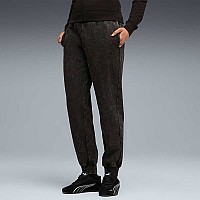 ДАМСКО ДОЛНИЩЕ PUMA 68810401 ESS ELEVATED COMFORT WASH SWEATPANTS FL CL ЧЕРНО