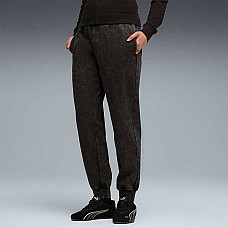 ДАМСКО ДОЛНИЩЕ PUMA 68810401 ESS ELEVATED COMFORT WASH SWEATPANTS FL CL ЧЕРНО