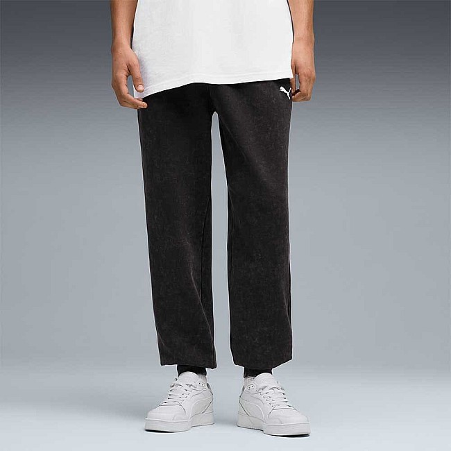 МЪЖКО ДОЛНИЩЕ PUMA 68843601 ESS ELEVATED RELAXED WASH SWEATPANTS FL ЧЕРНО