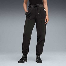 ДАМСКО ДОЛНИЩЕ PUMA 63301201 HER COMFORT HIGH-WAIST SWEATPANTS FL CL ЧЕРНО