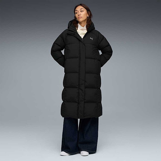 ДАМСКО ДЪЛГО ЯКЕ PUMA 68839001 HOODED DOWN PUFFER COAT ЧЕРНО