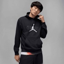 МЪЖКИ СУИТШЪРТ NIKE HQ8694-010 JORDAN SPRT CSVR GFX FLC PO ЧЕРЕН