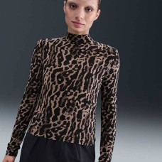 ДАМСКА БЛУЗА NIKE HV5019-010 NSW NK CHLL KNIT TEE PNX ЧЕРНА