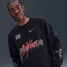МЪЖКА БЛУЗА NIKE IF1765-010 NSW CREW CLUB PO BB OC 3 ЧЕРНА