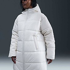 ДАМСКО ДЪЛГО ЯКЕ NIKE HV4912-072 NSW TF SNFL NK CLSC PRKA V2 БЕЖОВО