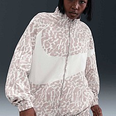 ДАМСКО ГОРНИЩЕ NIKE IB7263-009 NSW TREND WVN HBR AOP JKT СИВО