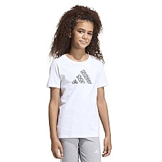 ДЕТСКА ТЕНИСКА ЗА МОМИЧЕ ADIDAS KA2986 JG ANIMAL TEE БЯЛА