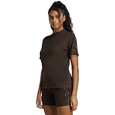 ДАМСКА ТЕНИСКА ADIDAS KE8830 W AOP 3S T INF КАФЯВА