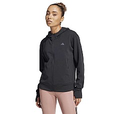 ДАМСКО ГОРНИЩЕ ADIDAS JP2654 D4T FZ HOODIE ЧЕРНО