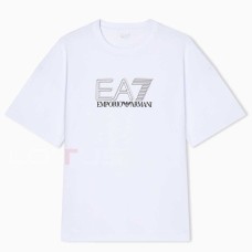 МЪЖКА ТЕНИСКА EA7 EMPORIO ARMANI 7M001309-U0002 VISIBILITY M TEE SS LOOSE БЯЛА