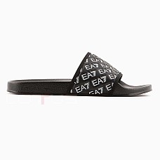 ЧЕХЛИ EA7 EMPORIO ARMANI 7X000109-MC138 ALL OVER SLIPPER U ЧЕРНИ