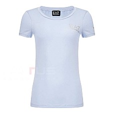 ДАМСКА ТЕНИСКА EA7 EMPORIO ARMANI 8NTT65-U9309 EVOLUTION W TEE SS СВЕТЛОСИНЯ