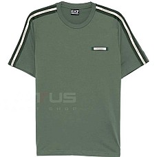 МЪЖКА ТЕНИСКА EA7 EMPORIO ARMANI 7M001476-U7260 LOGO SERIES M TEE SS TAPE ЗЕЛЕНА