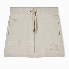 ДАМСКИ КЪСИ ПАНТАЛОНИ EA7 EMPORIO ARMANI 7W000269-U1088 EVOLUTION W SHORTS БЕЖОВИ