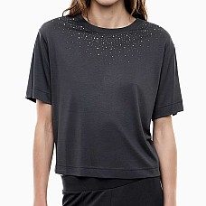 ДАМСКА ТЕНИСКА EA7 EMPORIO ARMANI 7W001015-U8111 PRECIOUS W TEE SS СИВА