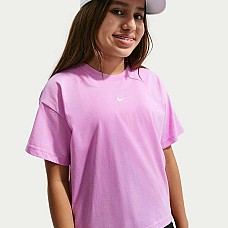 ДЕТСКА ТЕНИСКА ЗА МОМИЧЕ NIKE FZ5559-503 NSW TEE BOXY ESSNTL LBR РОЗОВА