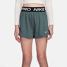 ДЕТСКИ КЪСИ ПАНТАЛОНИ ЗА МОМИЧЕ NIKE HQ9313-382 PRO DF FLC SHORT ЗЕЛЕНИ ДЕТСКИ КЪСИ ПАНТАЛОНИ ЗА МОМИЧЕ NIKE HQ9313-382 PRO DF FLC SHORT ЗЕЛЕНИ