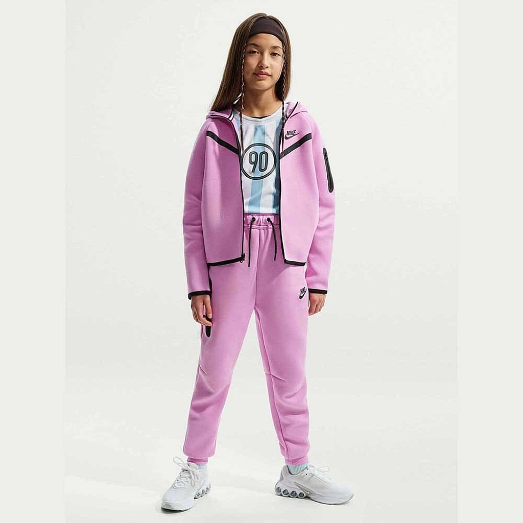 わんこ ДЕТСКО ДОЛНИЩЕ ЗА МОМИЧЕ NIKE HV8698-503 NSW TCH FLC JGGR PD